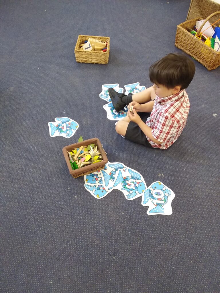 Exploring The Rainbow Fish and Practising Sports Day, Copthill School