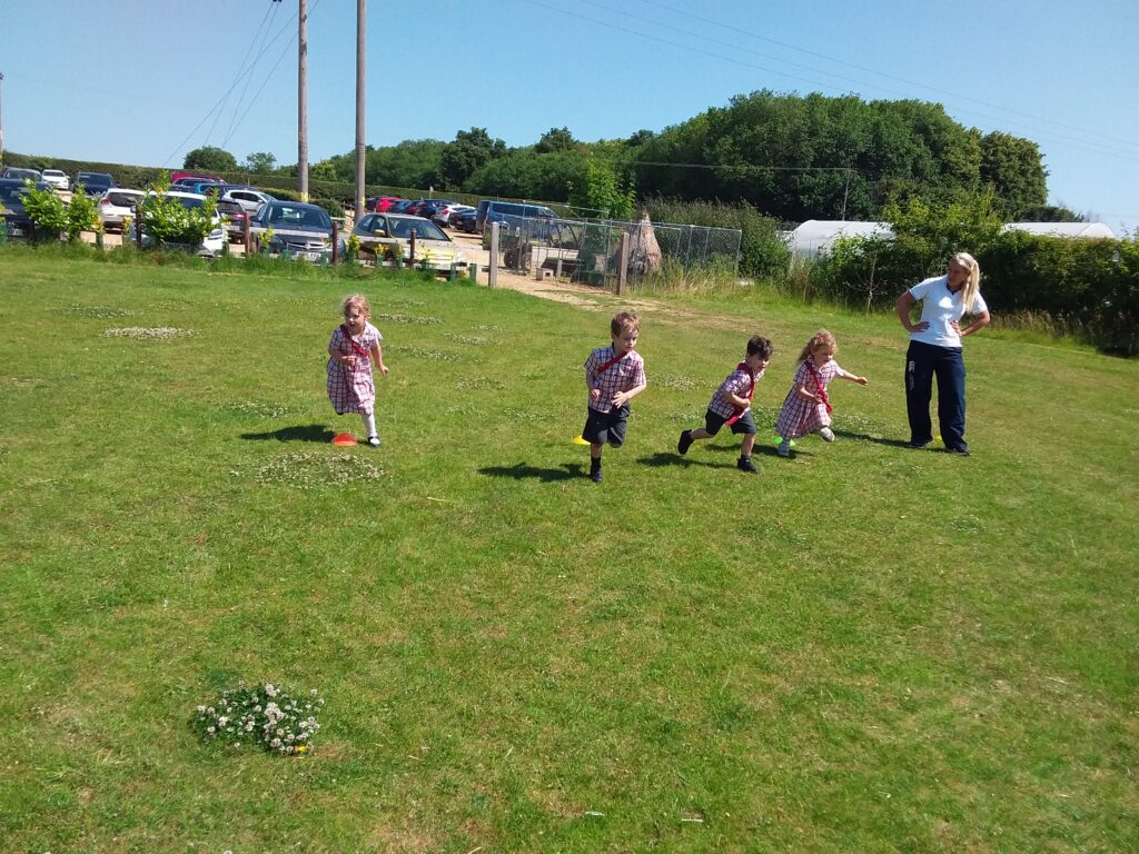 Exploring The Rainbow Fish and Practising Sports Day, Copthill School