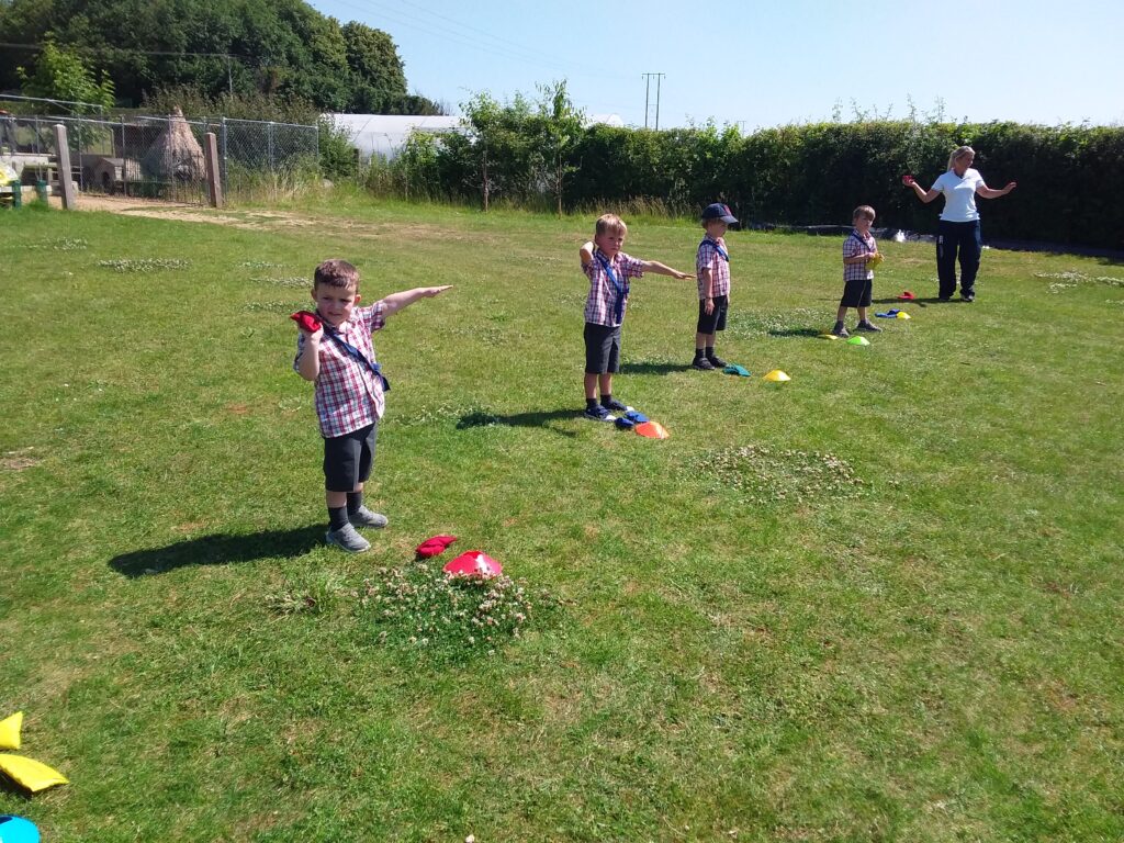 Exploring The Rainbow Fish and Practising Sports Day, Copthill School