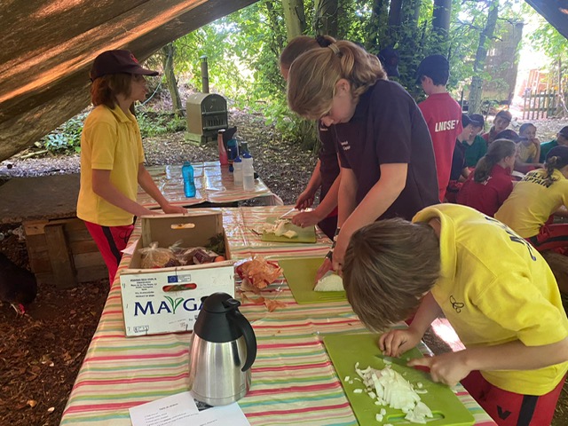 Y6 Paella-making, Copthill School