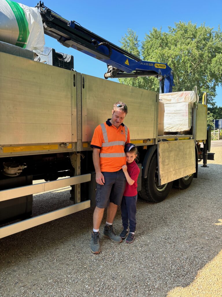 Exploring a lorry!, Copthill School