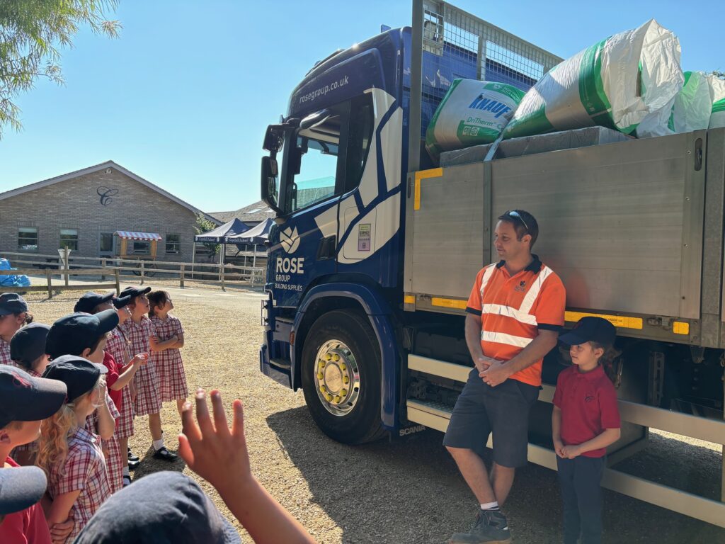 Exploring a lorry!, Copthill School