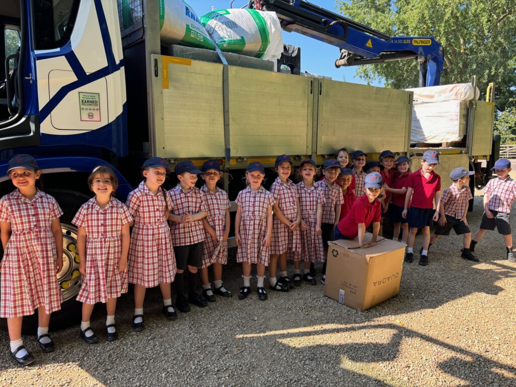 Exploring a lorry!, Copthill School