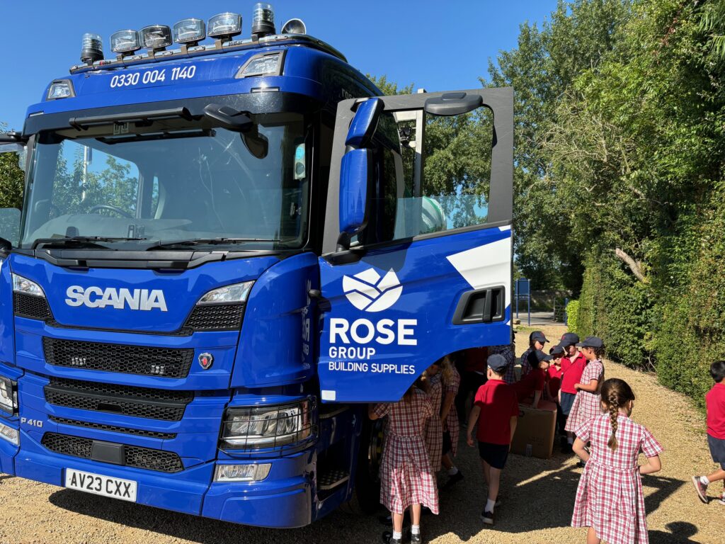 Exploring a lorry!, Copthill School