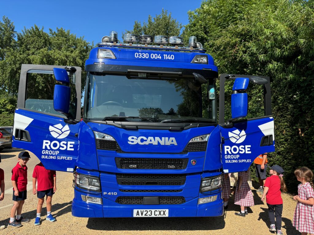 Exploring a lorry!, Copthill School