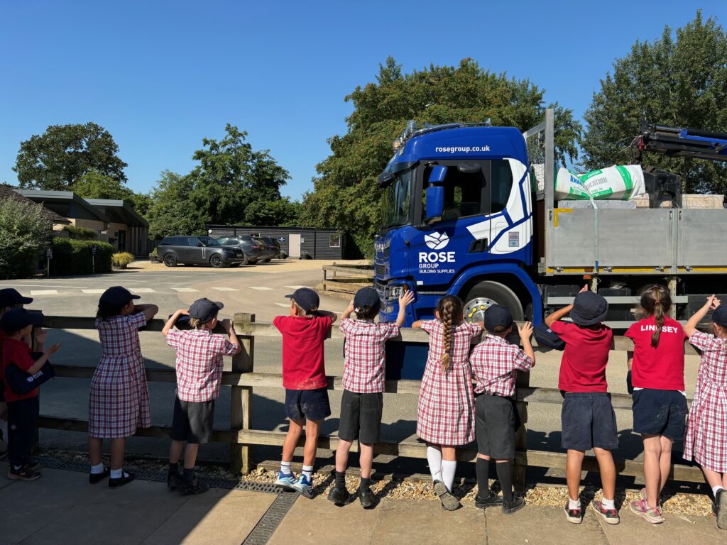 Exploring a lorry!, Copthill School