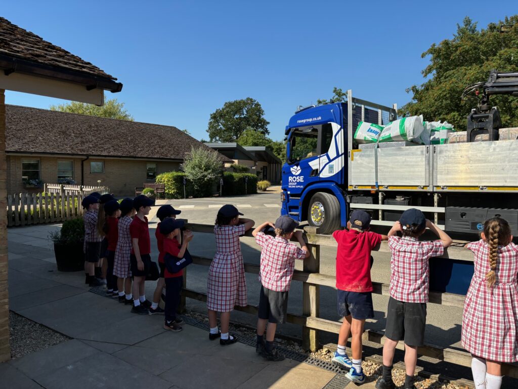 Exploring a lorry!, Copthill School