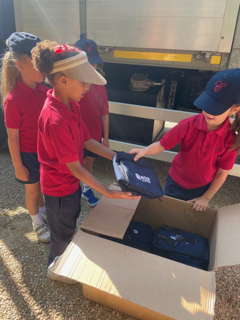 Exploring a lorry!, Copthill School