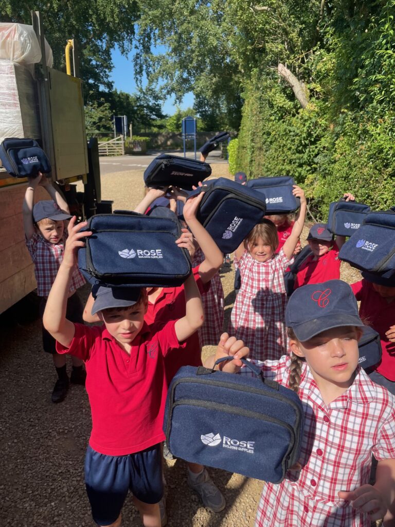 Exploring a lorry!, Copthill School