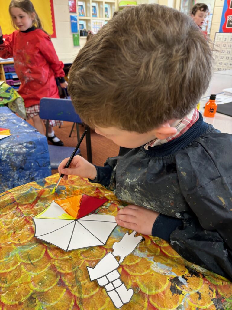 Rainbows and singing in the rain&#8230;, Copthill School