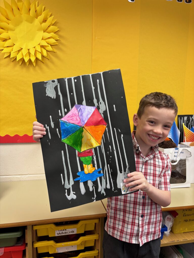 Rainbows and singing in the rain&#8230;, Copthill School