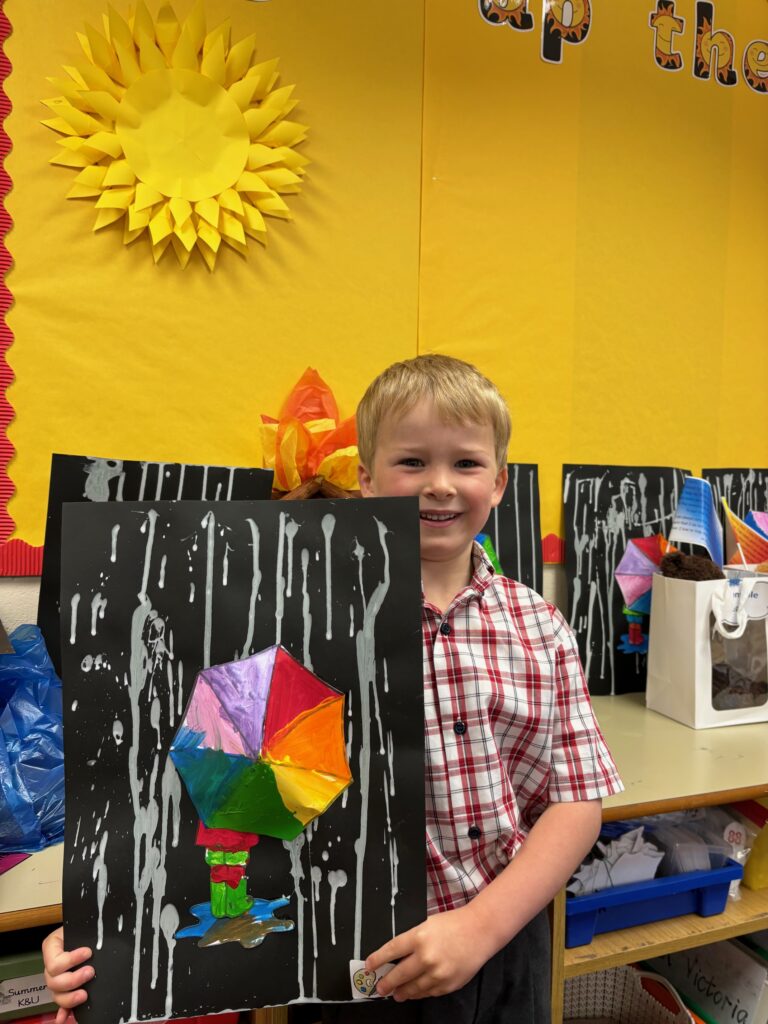 Rainbows and singing in the rain&#8230;, Copthill School