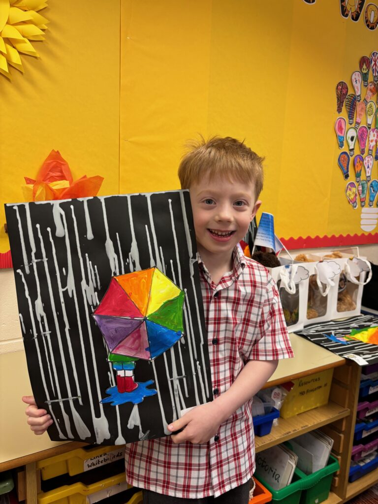 Rainbows and singing in the rain&#8230;, Copthill School