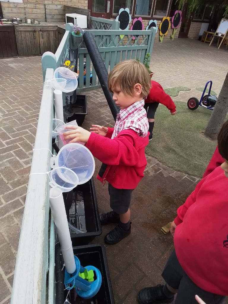 Elmer and Water Play, Copthill School