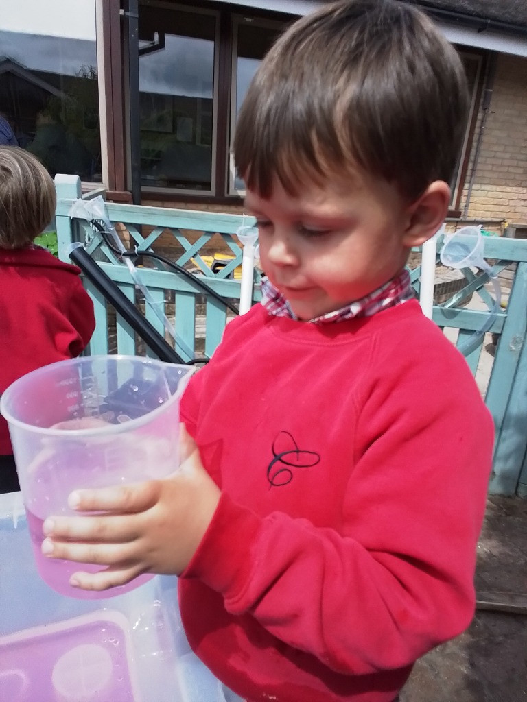 Elmer and Water Play, Copthill School