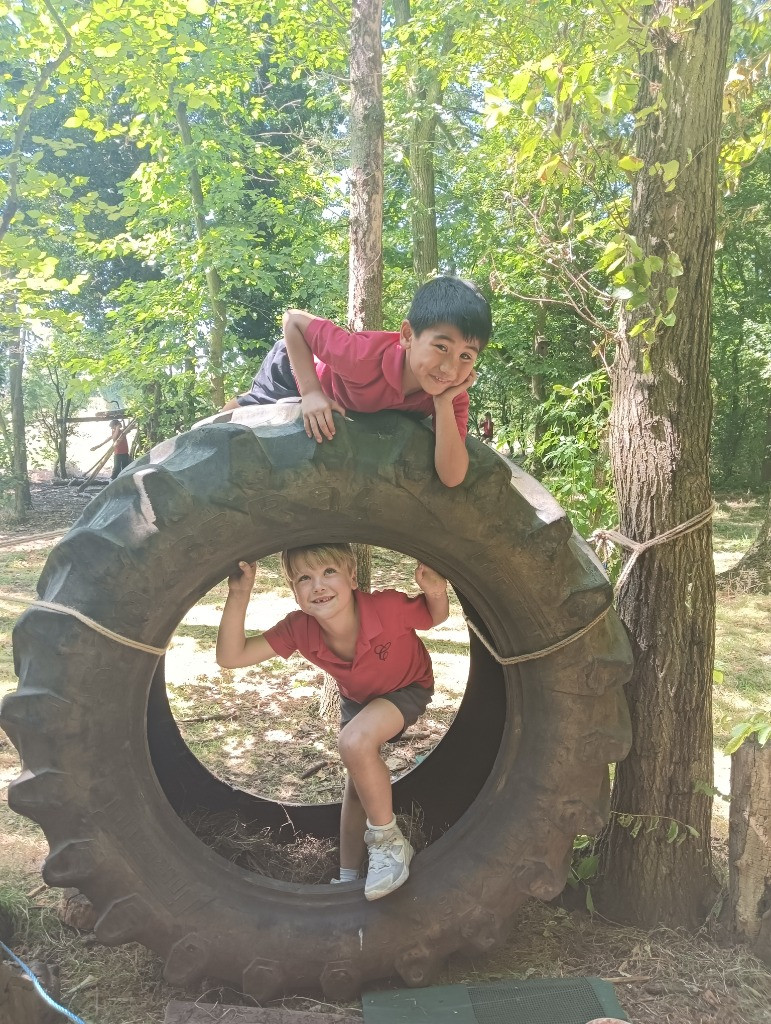 Smores and water play!, Copthill School