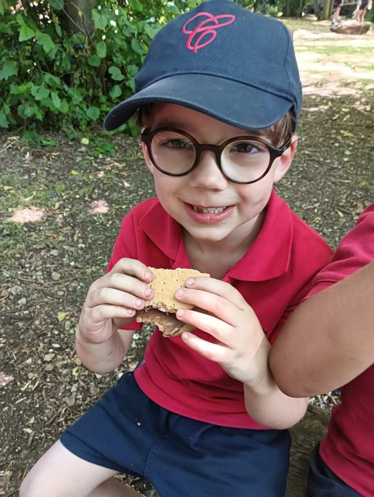 Smores and water play!, Copthill School