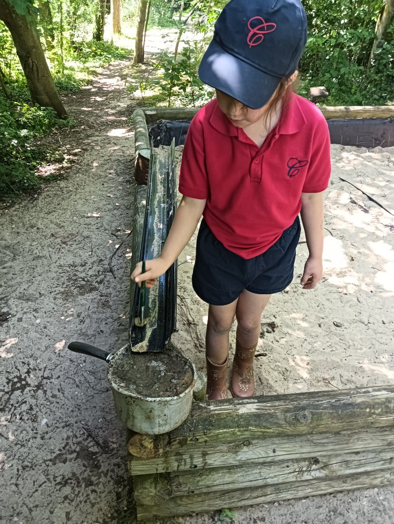 Smores and water play!, Copthill School