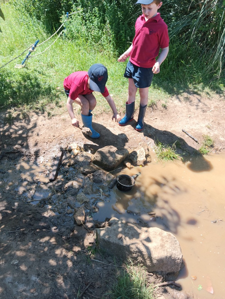 Smores and water play!, Copthill School