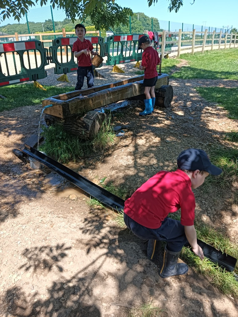 Smores and water play!, Copthill School