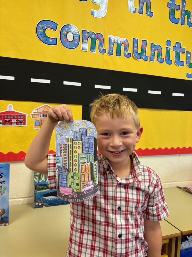 3D City landscapes&#8230;and a sprinkle of glitter!, Copthill School