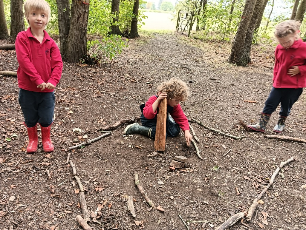 Outdoor map making, Copthill School