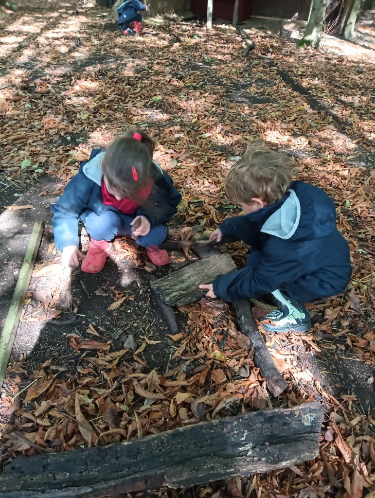 Outdoor map making, Copthill School