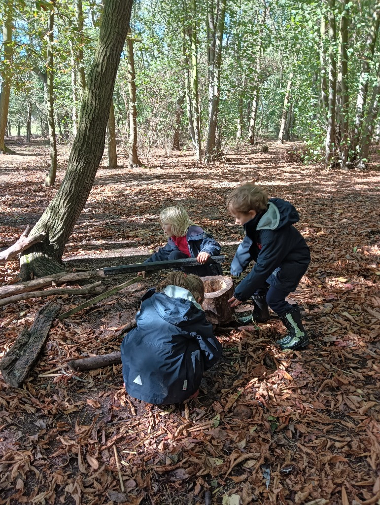 Outdoor map making, Copthill School